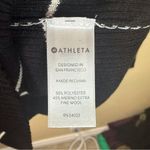 Athleta Bayside Black & White Stripe Merino Wool Blend Sweater Size Medium Photo 5