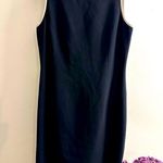 Ann Taylor Vintage Sofia Richie Black Dress with Cream Border Size 6 Photo 0