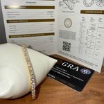 Elegant Gold tennis Bracelet /moissanite Photo 2