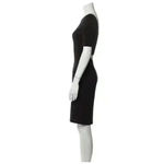 Theory Scoop Neck Dress Size Small Classic Office Vixen Dark Academia Photo 5