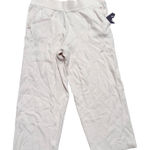 Ava & Viv  Women Beige Knit Cropped Wide Leg Pants Size X Photo 0