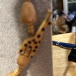 Adorable, BoHo necklace. It has the two cute giraffes and wood beads.​ Photo 2