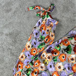 Alice + Olivia  Women’s Silk Blend Sheila Blouse Top V-Neck Orchid Multicolor S Photo 6