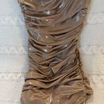 ZARA Gold Mini Dress Photo 0