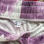 Wildfox Starry Purple Lounge Shorts Tie Dyed Photo 5