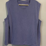 Athleta  Seasoft Sweatshirt Tank Top Purple Size 2X Photo 0