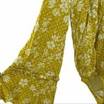 Free People  yellow floral dot print bodysuit XS new Photo 91