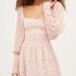 Hill House The Grace Nap Dress in Pink Multi Pansy White Size undefined Photo 0