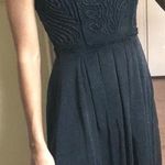 Free People Black Boho Beaded Mini Dress Photo 0