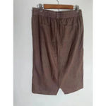 Old Navy Women's  Brown Linen Blend Skirt Flowy Summer‎ GUC! Size S 0115 Photo 2