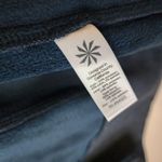 Athleta  STRONGER CYA HOODED FLEECE JACKET COAT FULL ZIP PEACOCK BLUE SZ LP Photo 4