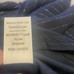 Marine layer  Lexi Rib Turtleneck Midi Dress in Navy Lurex Stripe Woman’s… Photo 9