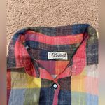 Women's (Youth) DETAILS multicolor Plaid Dress Shirt Red Photo 6