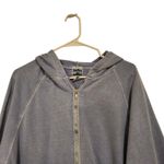 New York Laundry  Blue Full Zip Cotton Athleisure Fleece Hoodie Sweatshirt Sze XL Photo 2