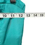 J.Crew Dress Women 2 Green Aqua Silk Tafetta Audrey Strapless Ruffle Cocktail Photo 6