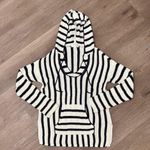 Vince Camuto Stripe Knit Cozy Comfy Hoodie Photo 1