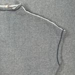 Pilcro Funnel Neck Cut Off Pullover Womens Small Gray Terry Boxy Casual Pullover Photo 1