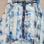 Diesel Blue & White Layered Skirt Photo 2