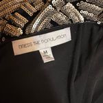 Dress the Population Tabitha Cap Sleeve Sequin Mini Dress in gold & silver Photo 4