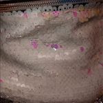 iridescent sequined waist fanny bag Shades of white and pink, rainbow colorful z Pink Photo 7