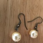 Faux Pearl Earrings Off White Vintage Trendy Prom Photo 5
