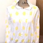 AQUA Knit Hoodie Lemon Print L Photo 3