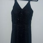 Shail K Black Sequin Dress Photo 0