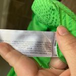 Mango MNG Bright Green V Neck Short Sleeve Maxi Tiered Dress Size 10 Photo 6