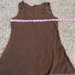 Energie large brown ribbed tank top Photo 3