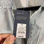 Universal Threads Universal Thread Women Light Blue Denim Baggy Straight Leg Jumpsuit Size 12 NWT Photo 4