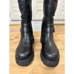 Blondo  Vienna Tall Black Boots Waterproof Sz 9 NWOB Sophisticated Moto Bike Boot Photo 5