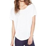 Michael Lauren  White Jan Scoop Neck Tee Size Small NWOT Photo 0