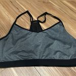 Danskin Now Work Out Sports Bra Grey Sheer Black Size XXL Gray Photo 0