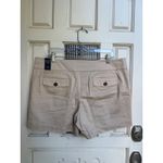 White House | Black Market Signature Collection Khaki Button Detail Shorts Size 14 Photo 1