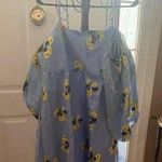 Tanya Taylor Women's Blue Floral Dress Size 14 Photo 0