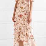 Rachel Zoe / Revolve Jillian Floral Silk One Shoulder Midi Dress in Cream Multi Photo 5