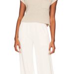 Free People NWOT Beach Oatmeal Knit Freya Sleeveless Sweater Top Photo 0