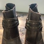 Jeffrey Campbell  Nation Harness Leather Heel Booties Brown Size 6 Photo 11