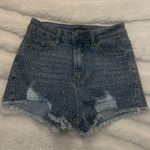 Boutique  Rhinestone Jean Shorts Photo 1