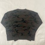 Sanctuary  Women Medium Camo Print Button Front Cardigan Cropped V Neck Photo 1