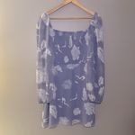 Aritzia  Wilfred Villa Dress Floral Lavender Medium Photo 4
