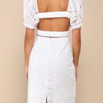 Lulus White Midi Dress Photo 1