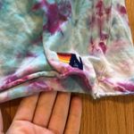 Aviator Nation  Tie Dye Rainbow Embroidered Short Sleeve T-Shirt Sz S Photo 3