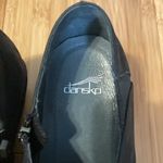 Dansko  Women’s 9.5 Sheena Slouchy Wedge Leather Ankle Black 3” Heel Zip Closure Photo 1