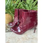Who What Wear  size 8 deep red heel boots Photo 4
