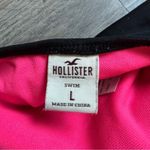 Hollister  Black Bikini Bottom Strappy Beach Vacation Large Swimwear Photo 2