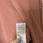 Free People Coraline oversized waffle knit vneck long sleeve thermal top Large Photo 4