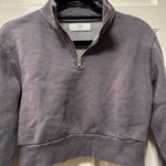 TNA Cropped‎ Quarter Zip Gray Size XS Photo 1