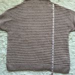 Madewell Sweater Donegal Belmont Mockneck in Coziest Yarn Blush Pink XL Photo 10