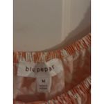 Blu Pepper  Orange Floral Off Shoulder Button Front Mini Dress Size M Photo 2